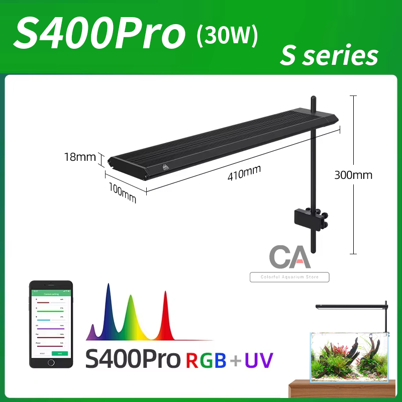 Aquarium Plant Live - WEEK AQUA S Series RGB+UV Full
