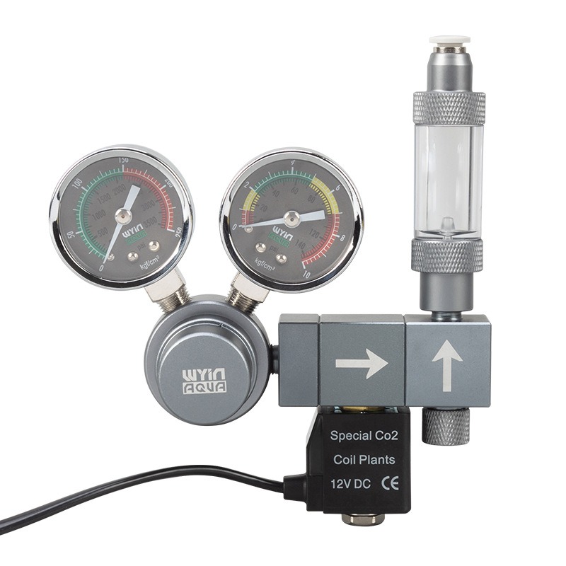 Planted Aquarium Co2 - Aquarium CO2 Regulator Dual Meter Solenoid