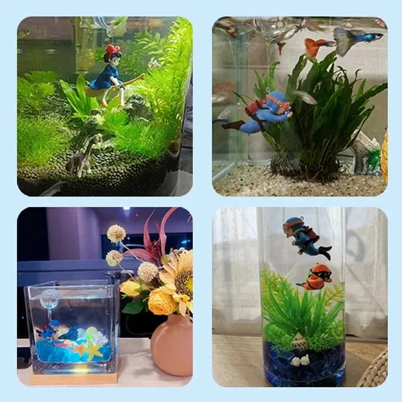 Fish Tank Diver Ornaments Land - огляд і ціна Aquarium Plant Live