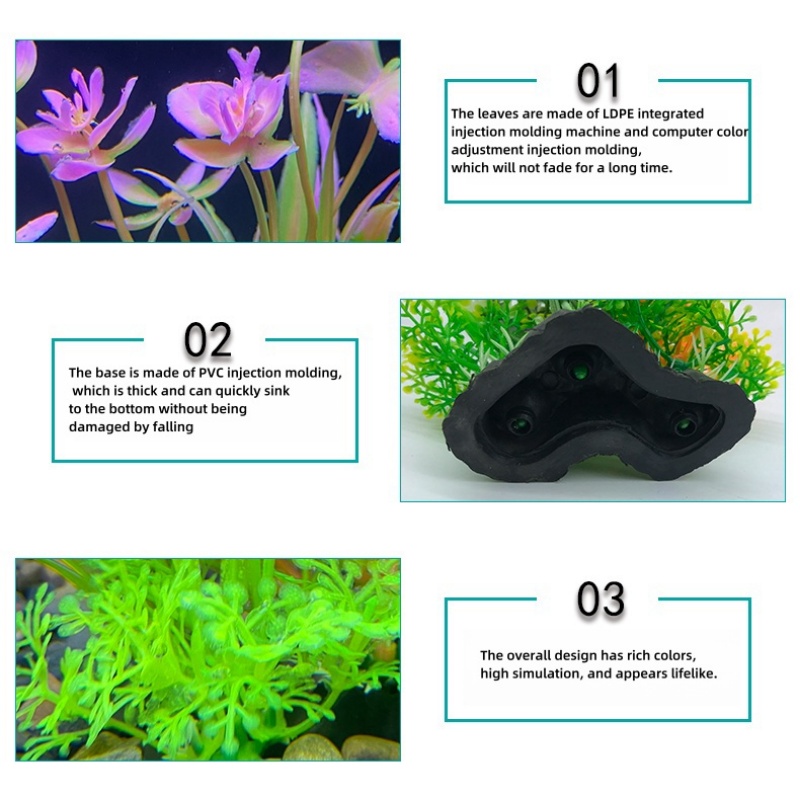 1PCS Aquarium Decor Set - Vibr - огляд і ціна Planted Aquarium Materials