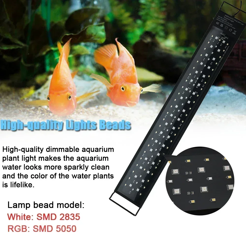 IP68 Waterproof Aquarium LED L - огляд і ціна Aquarium Plant Grow Light
