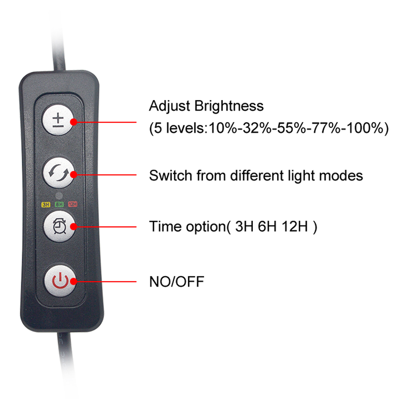 Aquarium LED Light for 16-64CM - огляд і ціна Aquarium Plant Grow Light