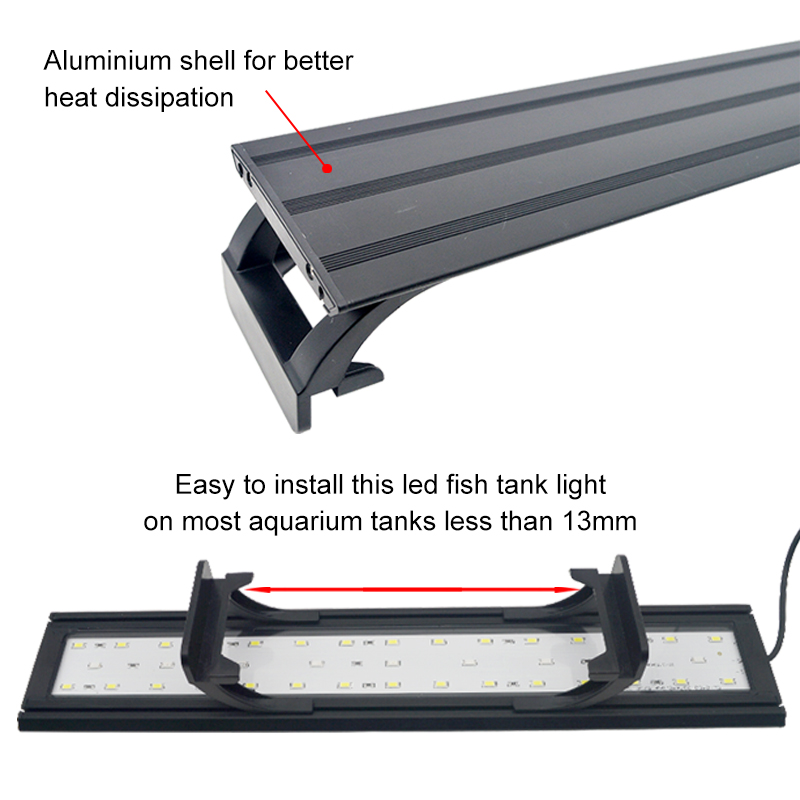 Aquarium LED Light for 16-64CM - огляд і ціна Aquarium Plant Grow Light