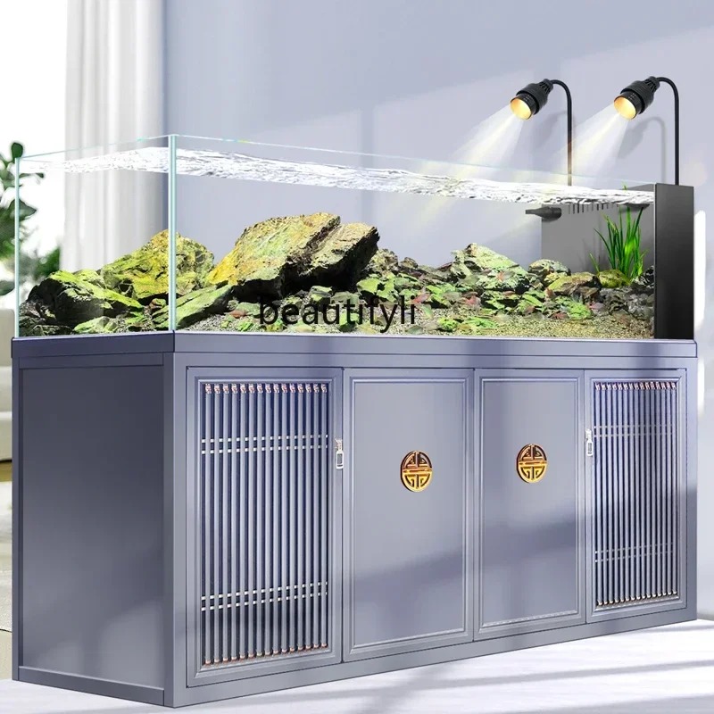 New Chinese-style stream tank  - огляд і ціна Planted Aquarium Materials