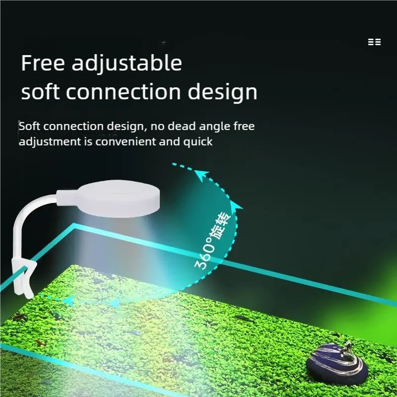 3W LED Clip-On Aquarium Light  - огляд і ціна Aquarium Plant Grow Light