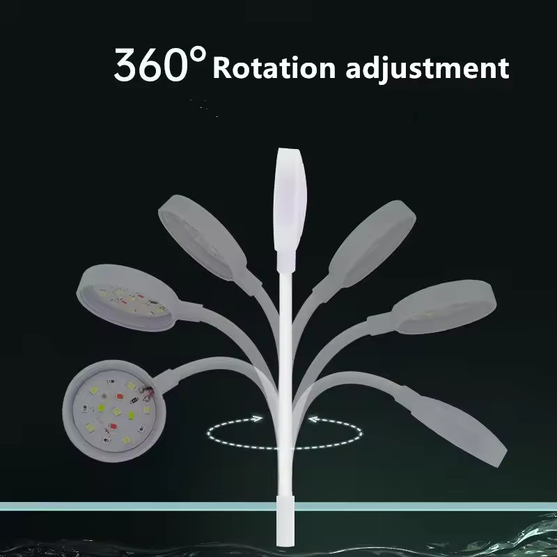 USB LED Fish Tank Clip Lamp Hi - огляд і ціна Aquarium Plant Grow Light