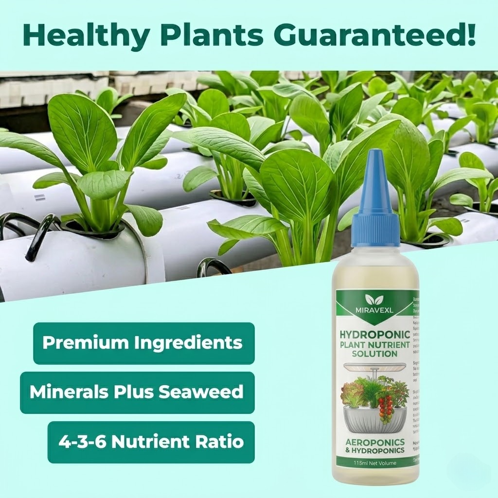 MIRAVEXL 115ml Hydroponic Liqu - огляд і ціна Liquid Fertilizer All In