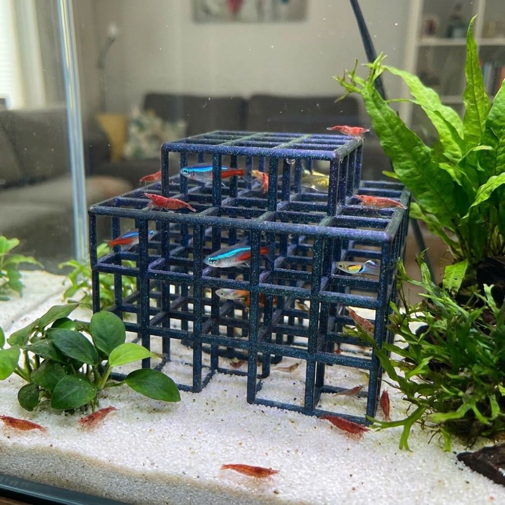 3D Printed Fish Shrimp Hideout - огляд і ціна Aquarium Plant Live